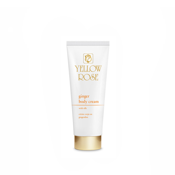 Yellow Rose Ginger Body Cream with silk – 250ml image