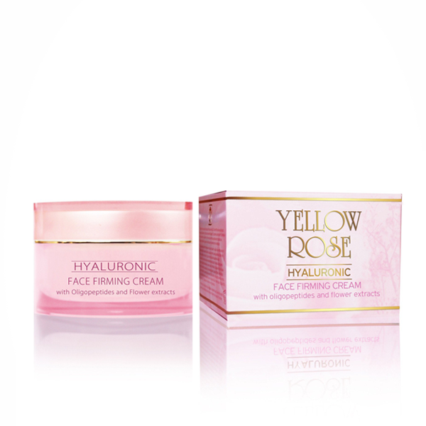 Yellow Rose Hyaluronic Face Firming Cream with oligopeptides and flower extracts – 50ml image