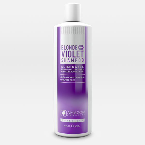 Amazon Keratin Blonde+Violet Shampoo – 473ml image