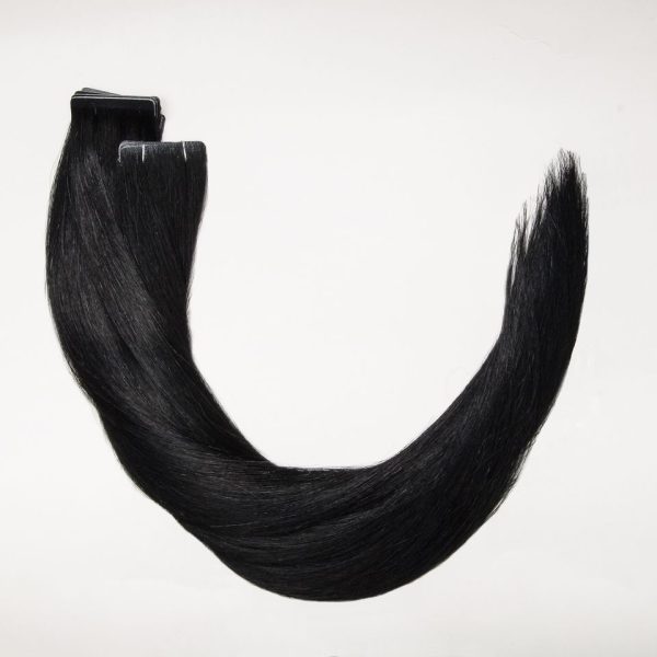 NV Ultra Thin Tape Hair Extensions 46-48cm Jet Black image