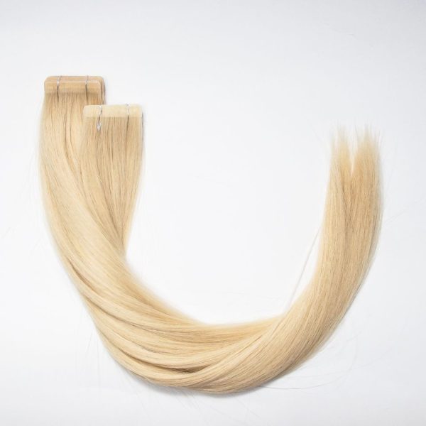 NV Ultra Thin Tape Hair Extensions 46-48cm White Gold image